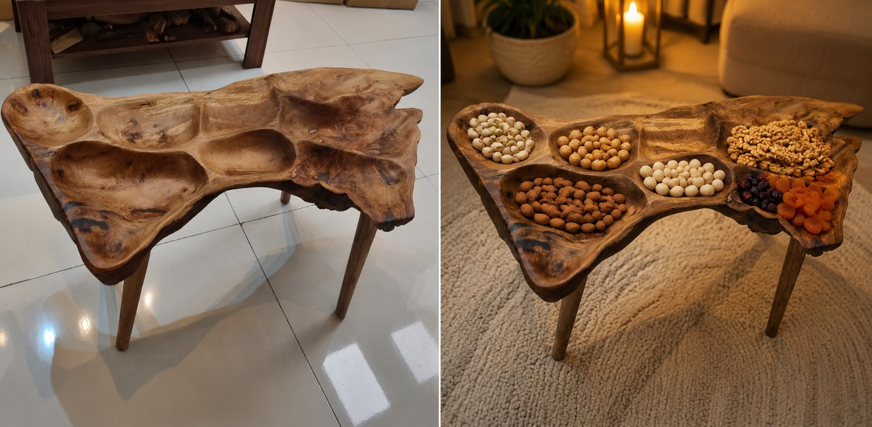 میزه مزه خوری پایه دار